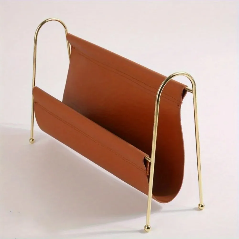 Home Decor Magazine - Nordic metalen tijdschriftenrek – bureau-organizer van