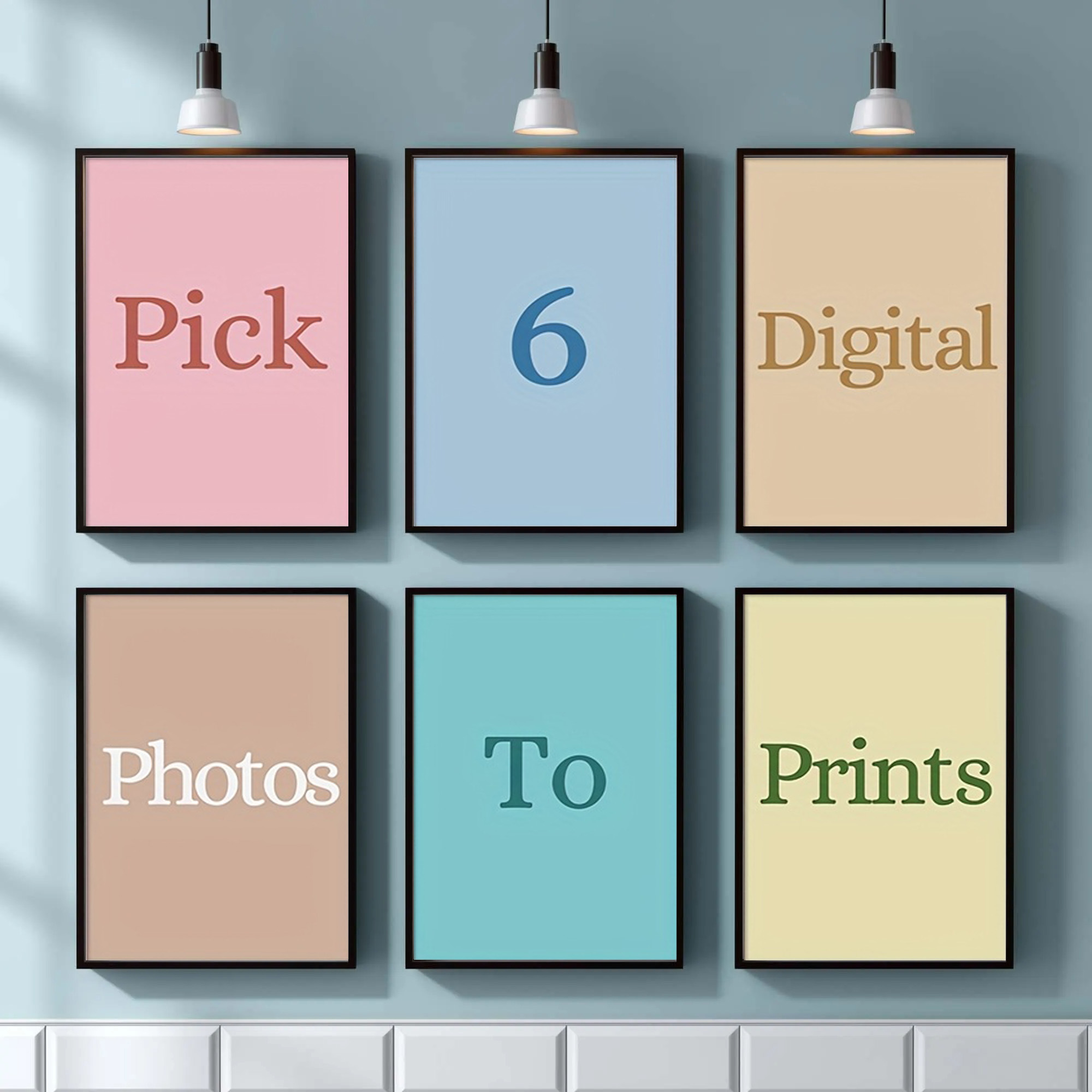 Home Decor Theme - 4/5/6 stuks gepersonaliseerde canvasafdrukken, geschikt voor
