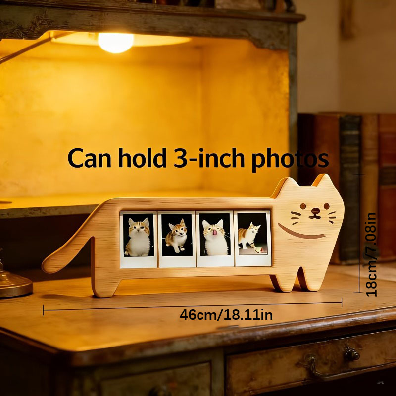Houten fotolijst in de vorm va - Bamboo Photo Frame recensie en prijs