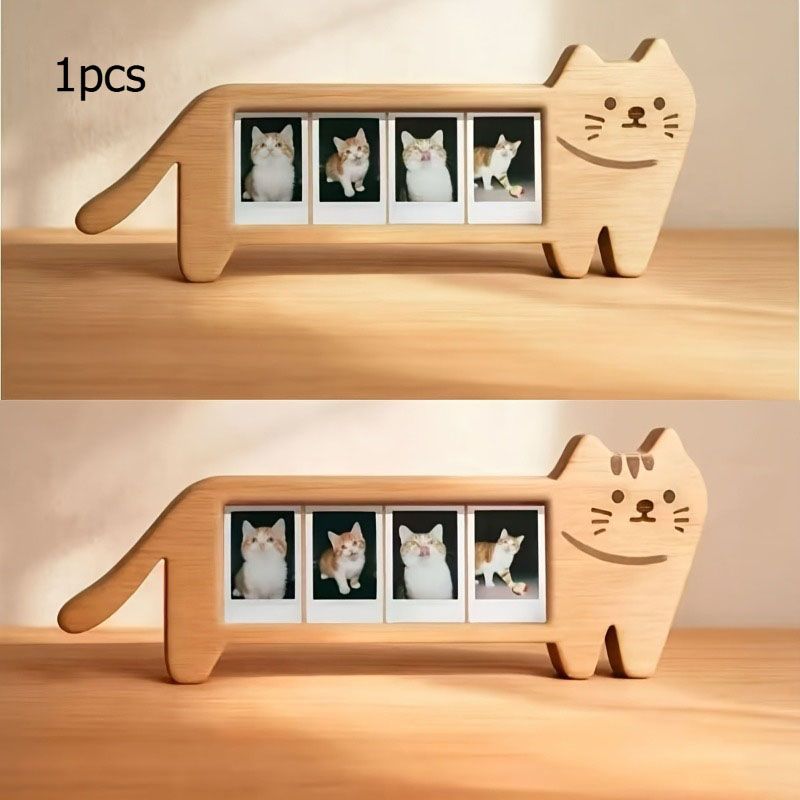 Houten fotolijst in de vorm va - Bamboo Photo Frame recensie en prijs