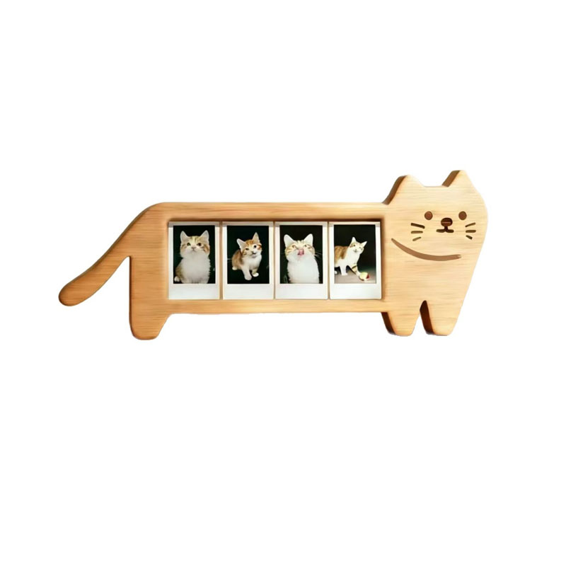 Houten fotolijst in de vorm va - Bamboo Photo Frame recensie en prijs