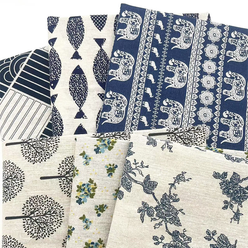 Vintage blauwe bloemenkatoenen - Linen Table Runner recensie en prijs