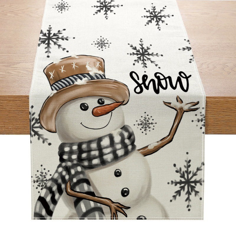 Kersttafelloper Nieuw Kerstdec - Linen Table Runner recensie en prijs