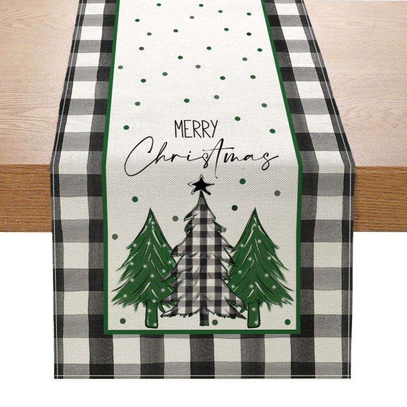Kersttafelloper Nieuw Kerstdec - Linen Table Runner recensie en prijs