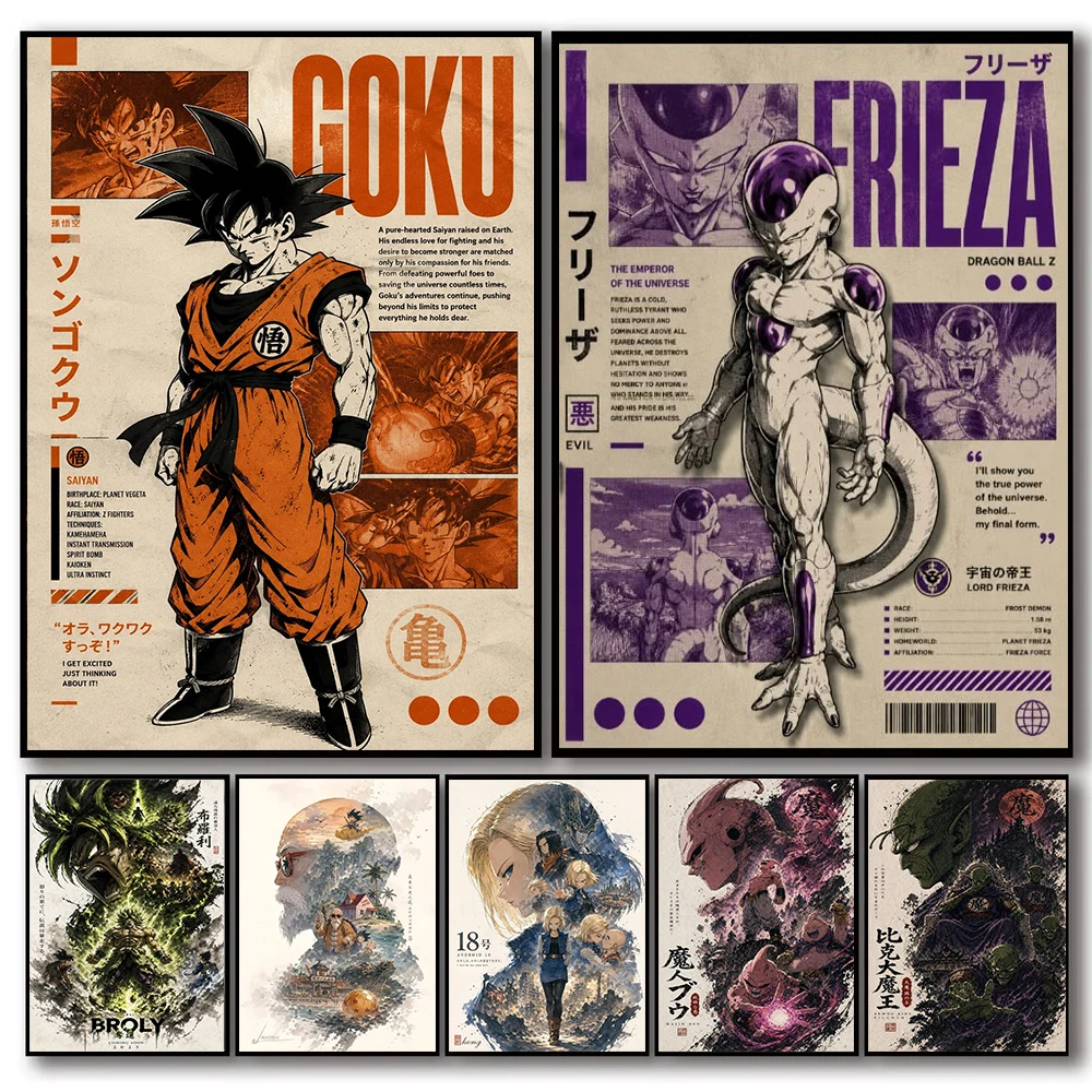 Dragon Ball Goku Frieza Anime  - Home Decor Magazine recensie en prijs